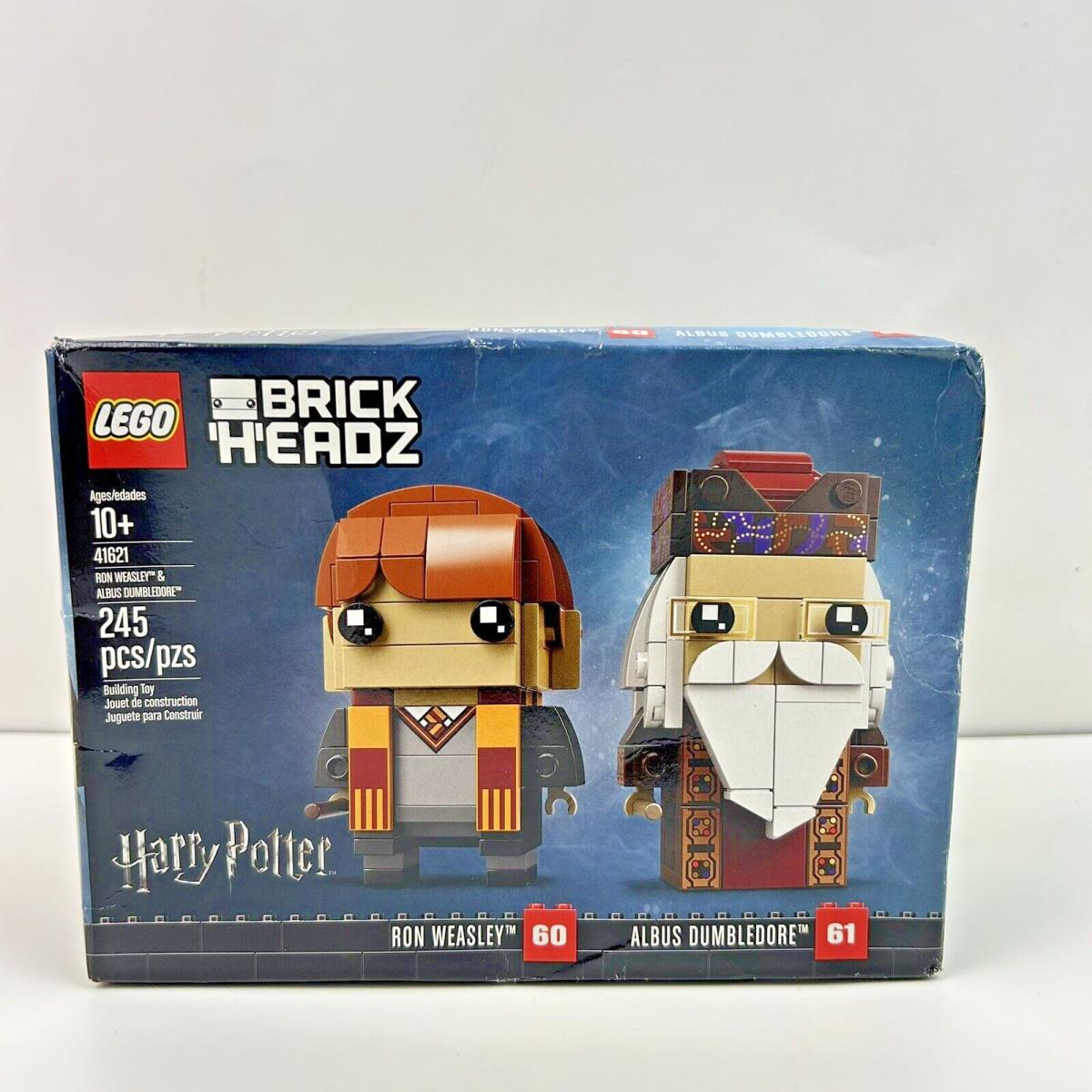 Lego Brick Headz Harry Potter 41621 Ron Weasley Albus Dumbledore Retired