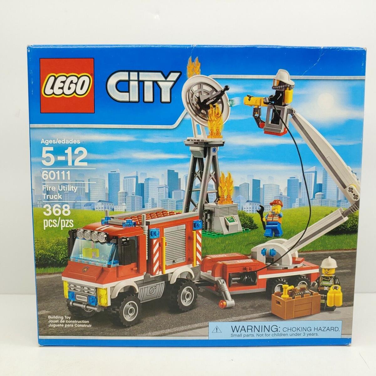 Lego 60111 City Fire Utility Truck 2016 Trailer Lift