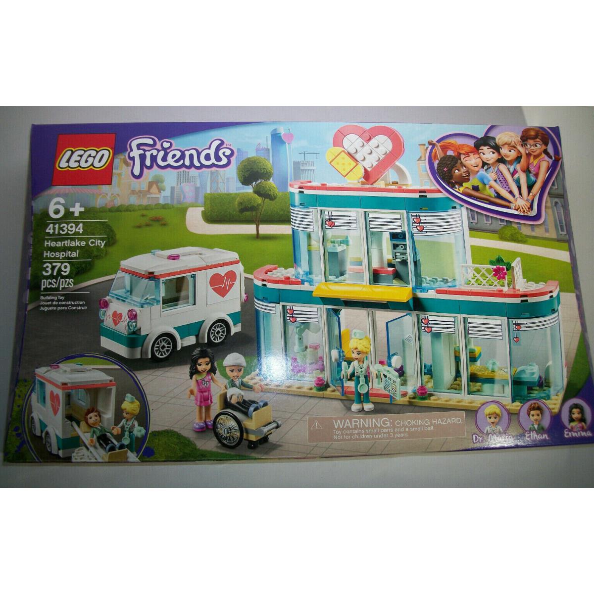 Lego Friends 41394 Heartlake City Hospital Set Gift Toy Dr Nurse