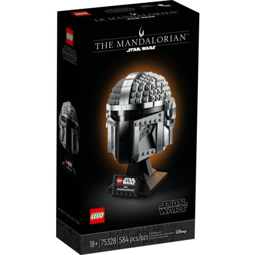 Lego Star Wars The Mandalorian Helmet 75328 Buildable Model Kit Collectible Set