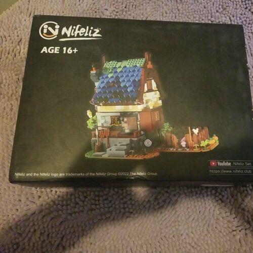 14in Building Blocks 2053PCs Medieval Water Mill Construction Set with Animals