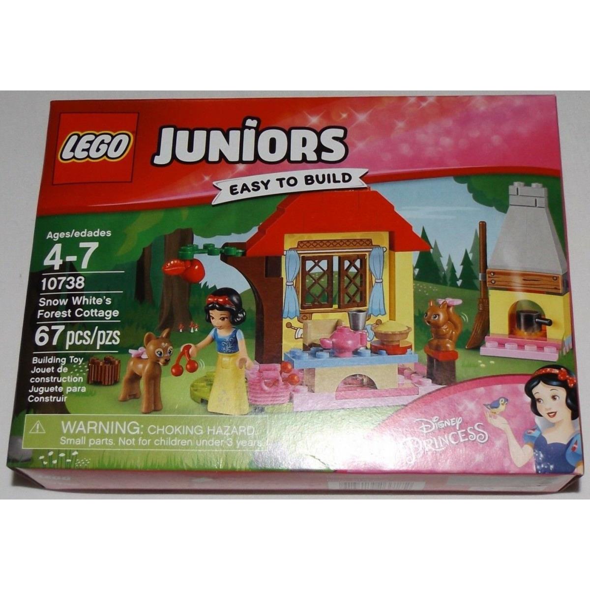 Lego 10738 Snow White`s Forest Cottage Juniors Deer Chipmunk Disney Princess