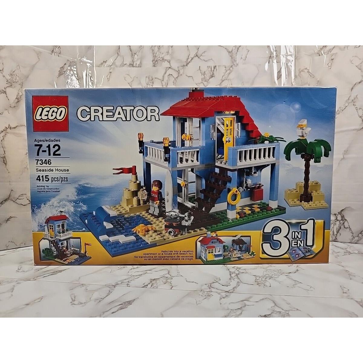 Lego Set 7346 Creator 3-IN-1 Seaside House Retired Rare