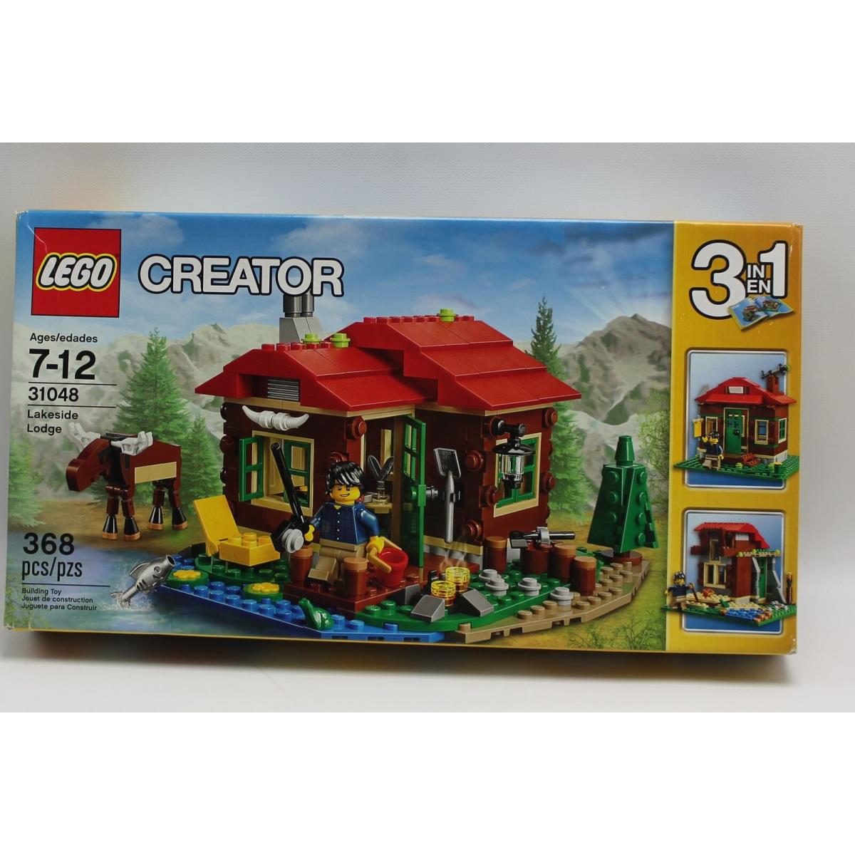 Lego Lakeside Lodge 31048 Set 3 in 1 Creator Set