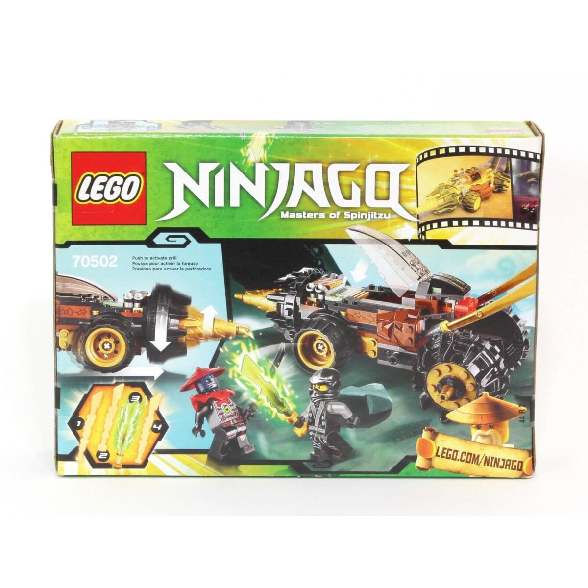 Lego Ninjago Cole`s Earth Driller- Set 70502 Stone Army Swordsman Ninja Cole