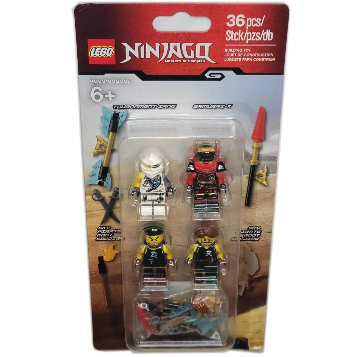 Lego 853544 Ninjago Accessory Set Tournament Zane Samurai-x Sky Pirate Soldier