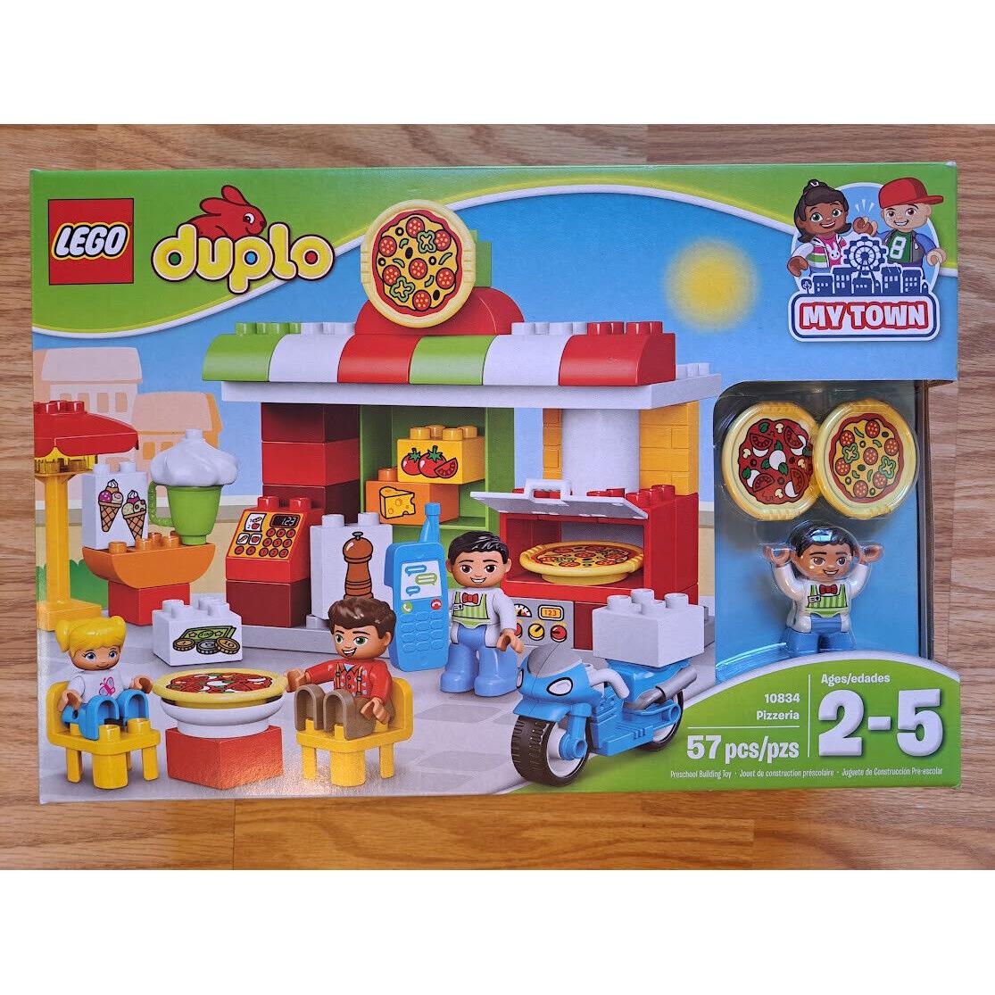 Lego Duplo Pizzeria My Town 10834 C-10 Mint Mimb