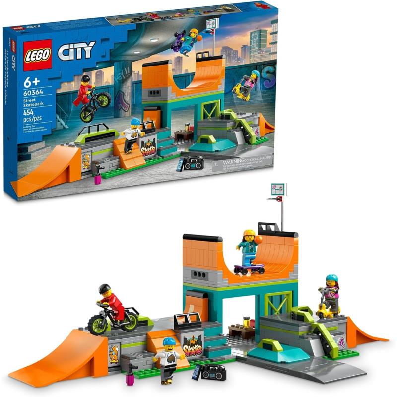 Lego City Street Skate Park 60364 Building Toy Set Fun Gift For Skating Fans