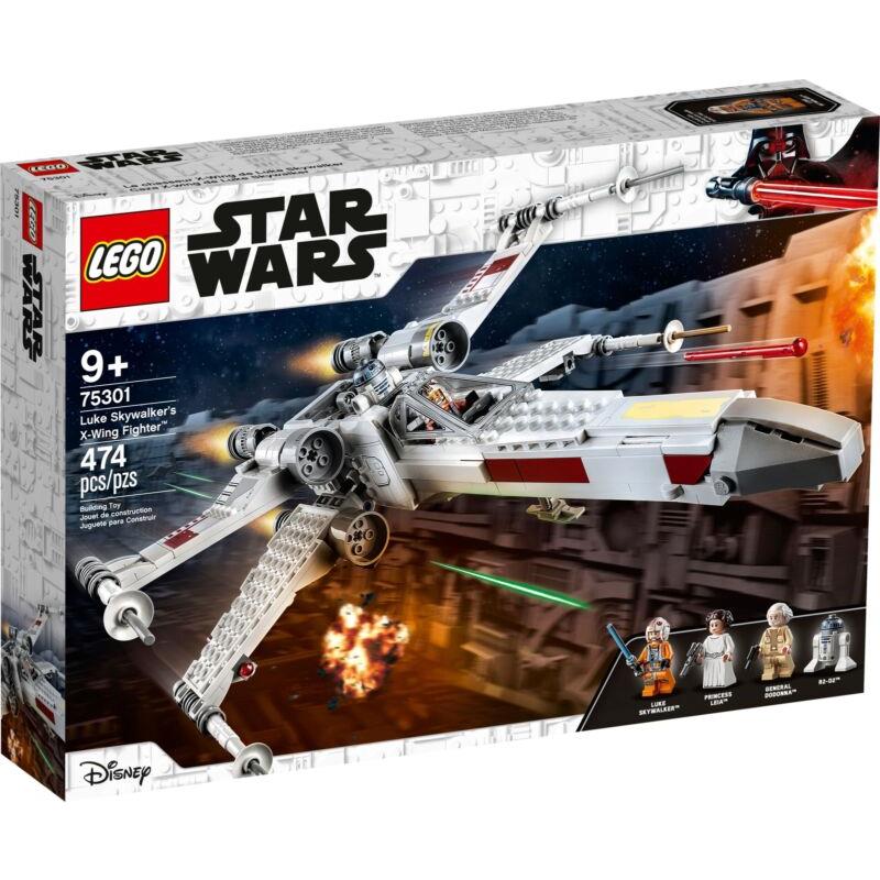 Lego Star Wars Luke Skywalker`s X-wing Fighter 75301 Building Toy Set Gift