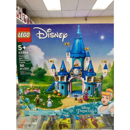 Lego Disney Cinderella and Prince Charming`s Castle 43206