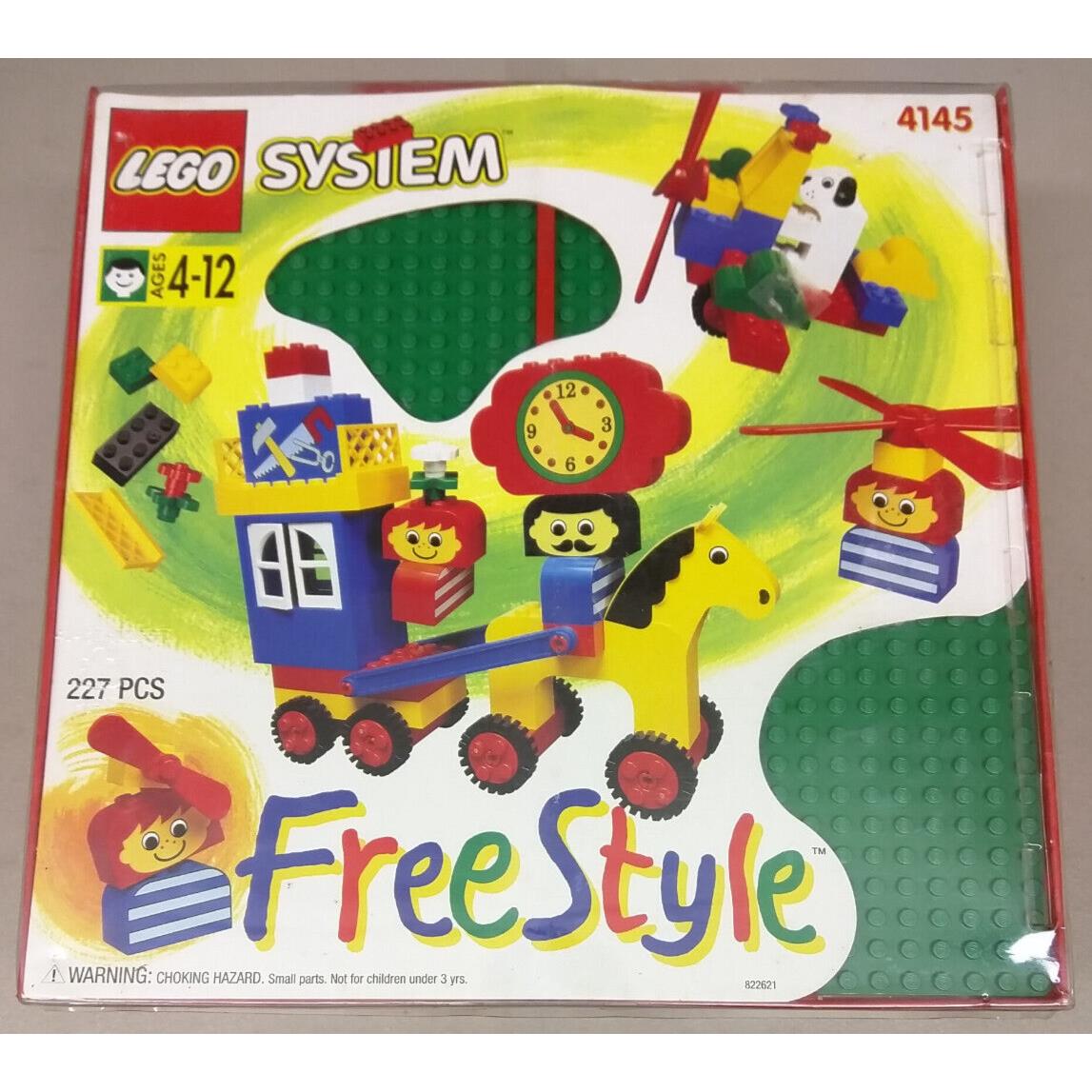 Lego Freestyle 4145 Play Case Rare Storage Bin Horse Dog Baseplates