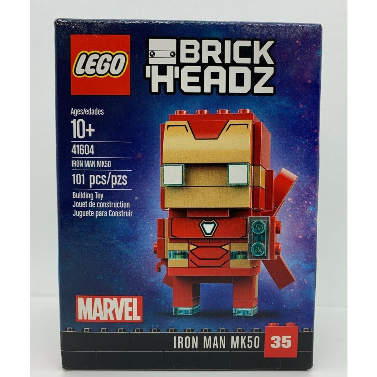 Lego Brickheadz 2018 Iron Man 41604 Building Kit 101 Pcs Retired Set