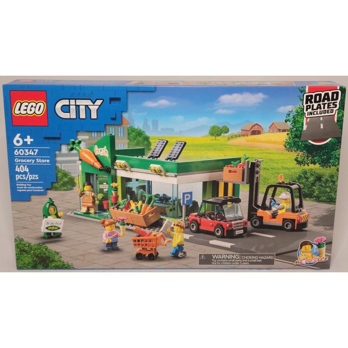 Lego 60347 Grocery Store City Adventures Series Mr Produce Peapod Costumed Girl