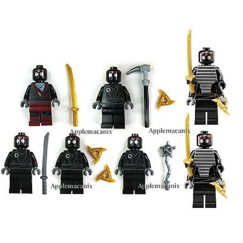 Lego 79100 79103 79104 79122 Tmnt 7 Foot Soldier/robo Ninja Minifigure Set