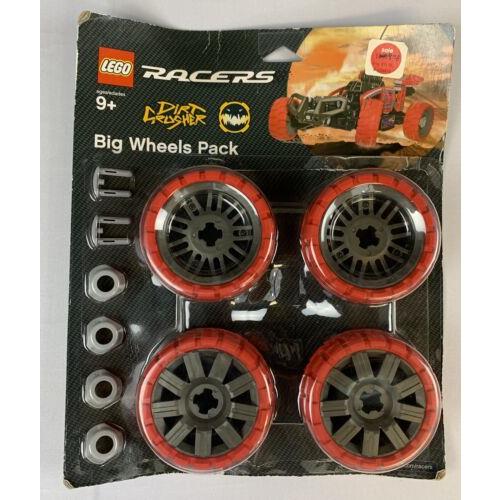 Lego Racers Dirt Crusher Big Wheels Pack Set 4286024 Red