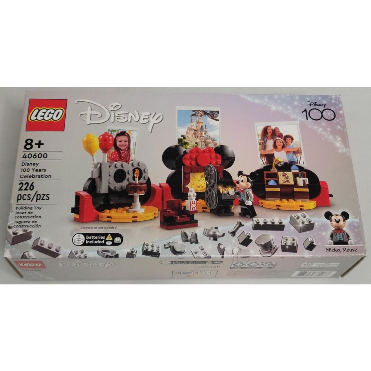 Lego 40600 Disney 100 Years Celebration Exclusive Gwp Mickey Mouse Light Brick