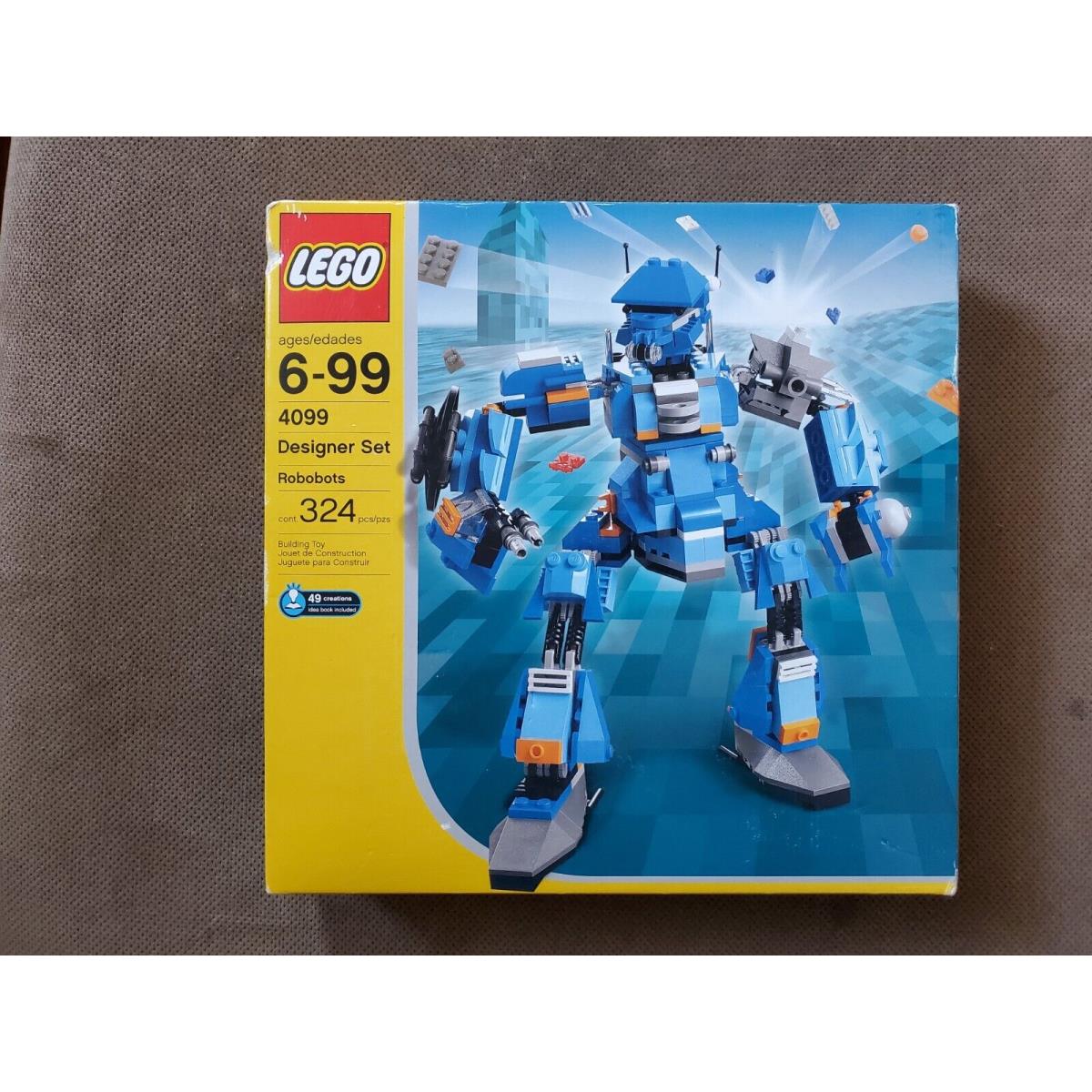 Lego Designer Set 4099 Robobots Robot Mech Mechanical Creatures Chrome