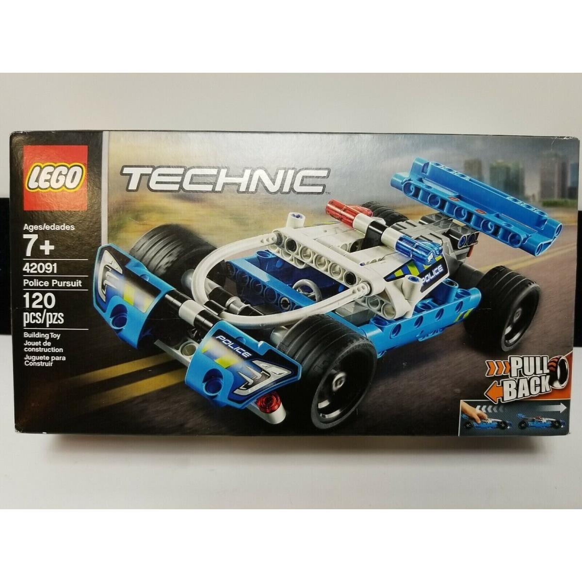 Lego Technic Police Pursuit 42091 Building Kit 120 Pcs Retired Set