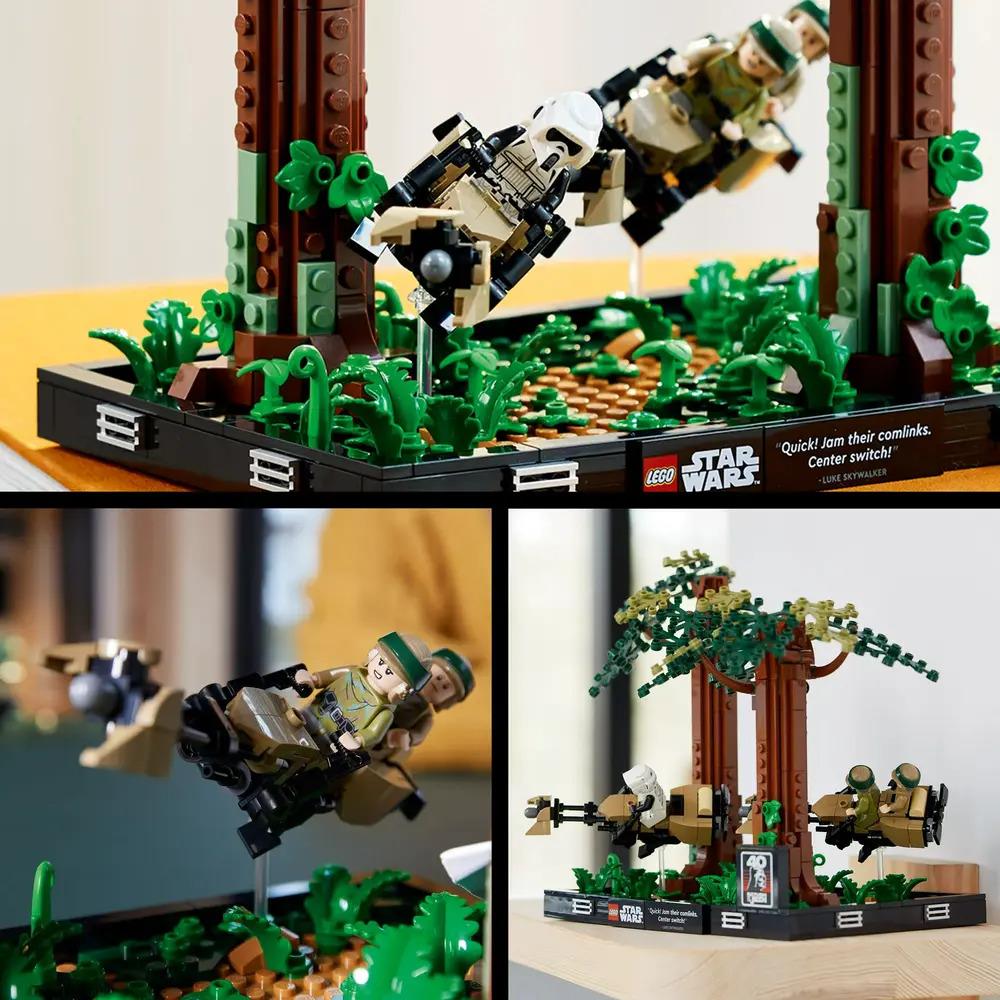 Lego Star Wars Endor Speeder Chase Diorama 75353 Building Set 608 Pieces