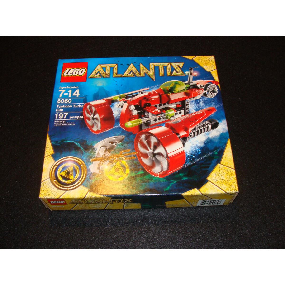 Lego 8060 Atlantis Typhoon Turbo Sub Nice Box