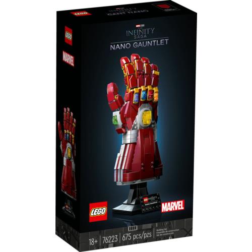 Lego Marvel Nano Gauntlet Iron Man Model with Infinity Stones 76223 Building Set