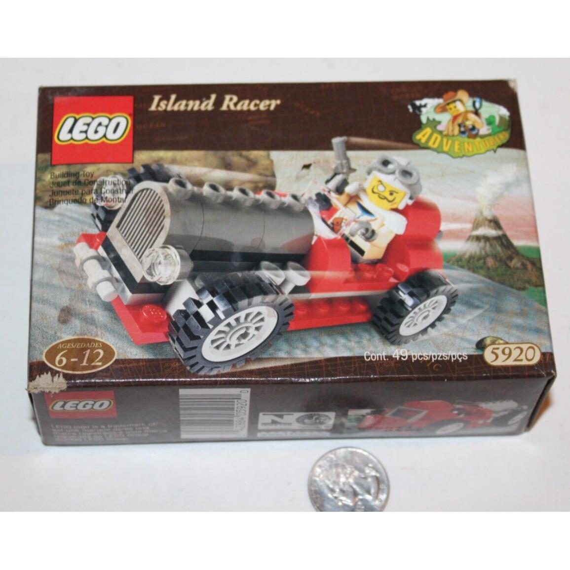 2000 Lego Island Racer 5920 Vtg Retired Nos Mip Misp Dino Island