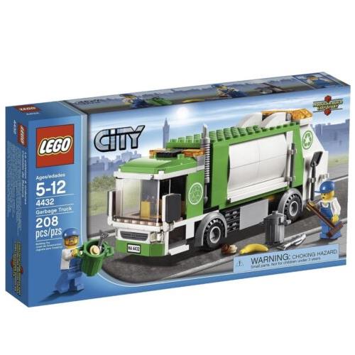 Lego 4432 City Garbage Truck Box Retired 2012 Set
