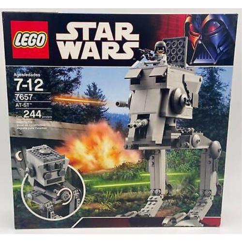 Star Wars Lego Set 7657 At-st 244 Pieces Building Toy