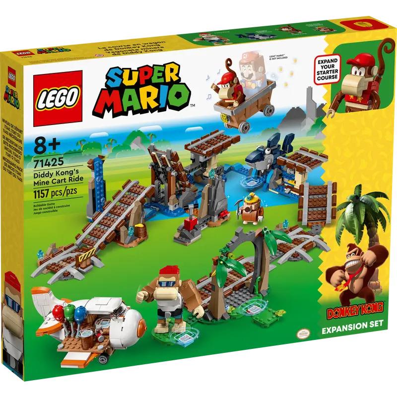 Lego Super Mario Diddy Kong`s Mine Cart Ride Expansion Set 71425