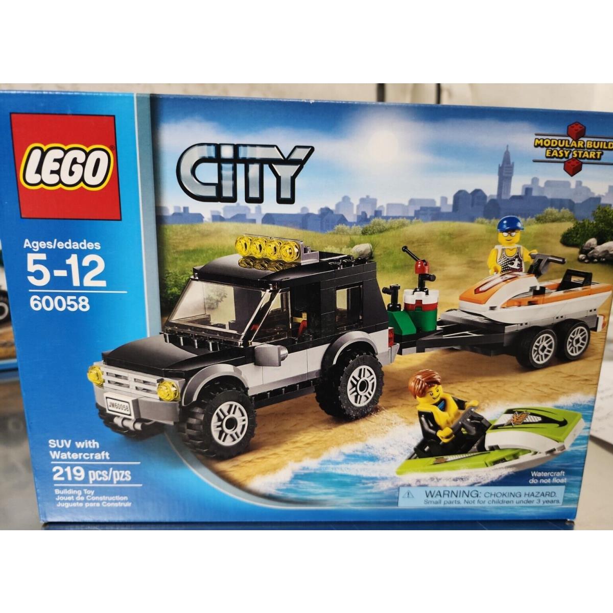 Lego City: Suv with Watercraft 60058
