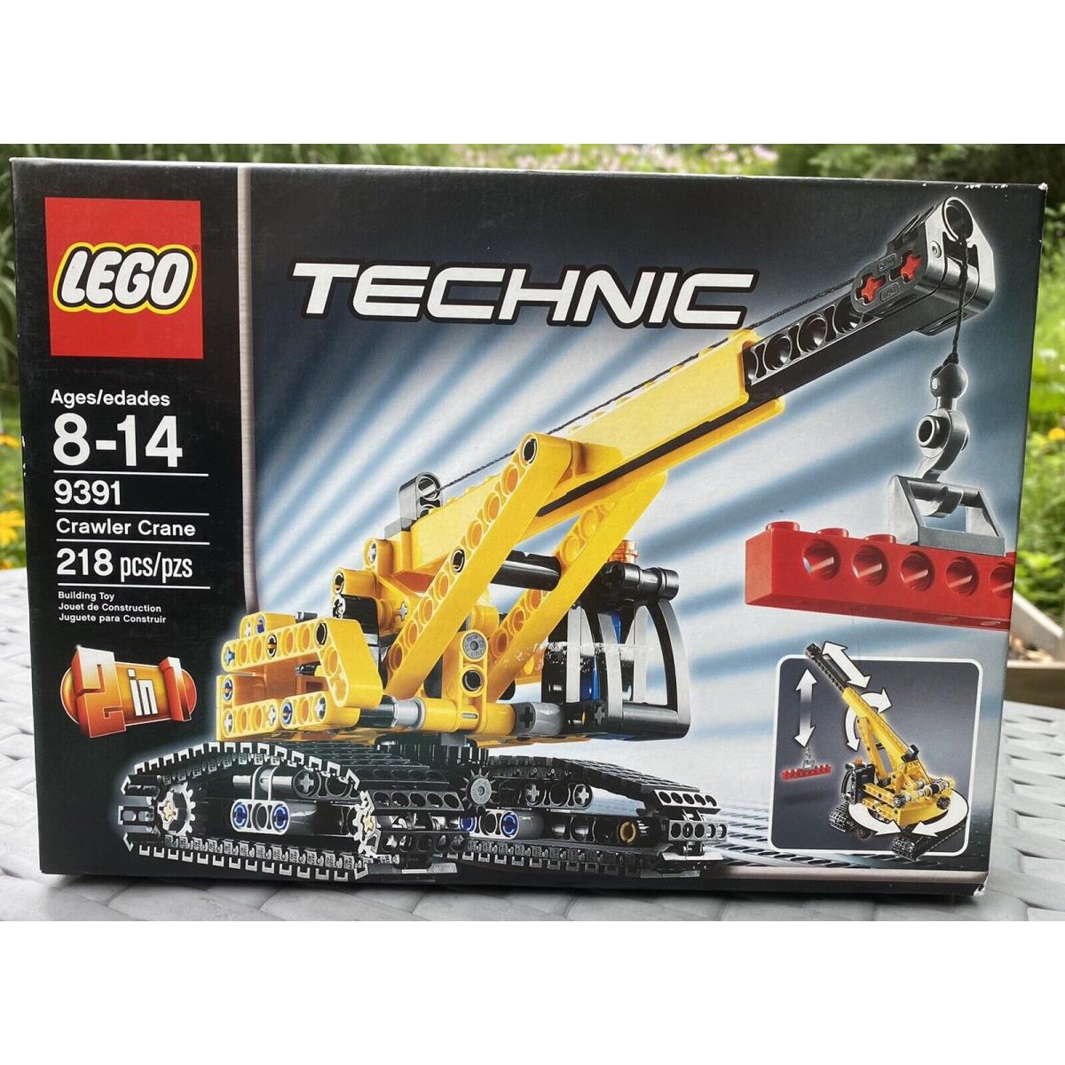 Lego Technic 9391 Crawler Crane Set - 218 Pcs 2-in-1 Age 8-14