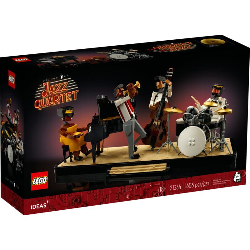 Lego Ideas Jazz Quartet 21334 Building Toy Set with 4 Band Musician Figures