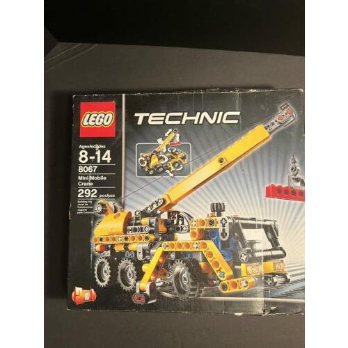 Lego Technic 8067 Mini Mobile Crane 2in1 - 291 Pcs Retired Box
