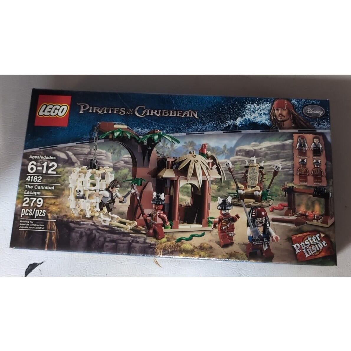 Lego 4182 Pirates of The Caribbean The Cannibal Escape Nisb