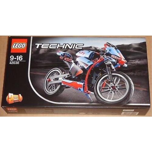 Lego 42036 Street Motorcycle Technic Retro Bike 2 in 1