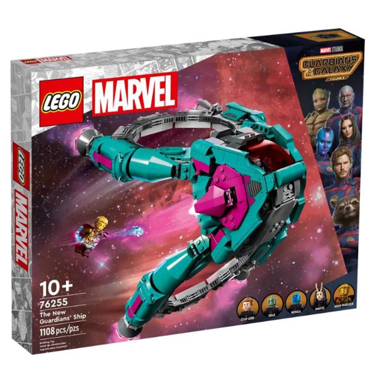 Lego Marvel Guardians Of The Galaxy The Guardians` Ship Building Set 76255