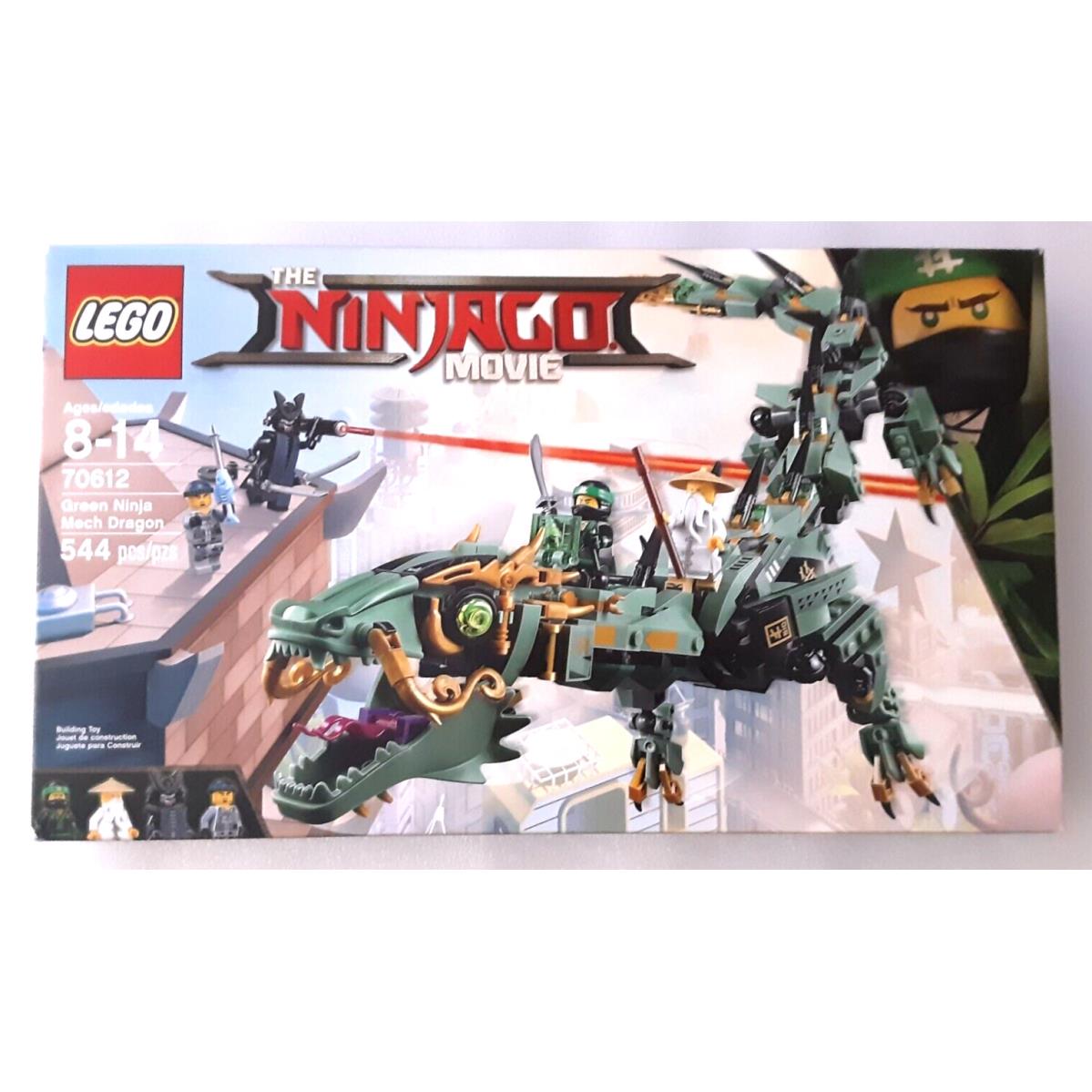 Lego The Lego Ninjago Movie: Green Ninja Mech Dragon 70612 Set
