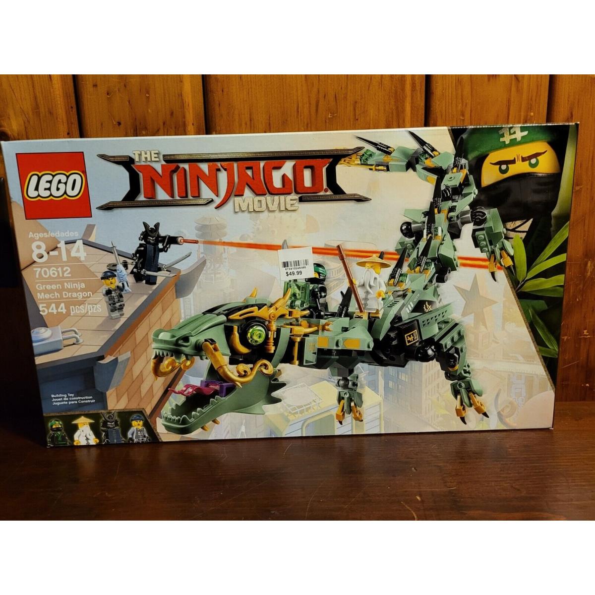 Lego Ninjago Movie: 70612 Green Ninja Mech Dragon 2017 Retired Set 2/2