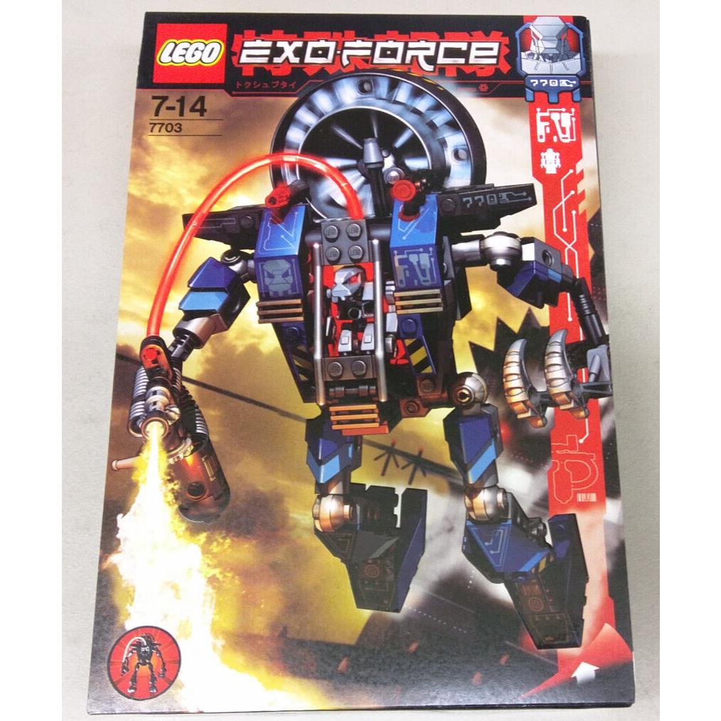 Lego Exo-force 7703 Fire Vulture Mech Robot Light-up Brick Devastator