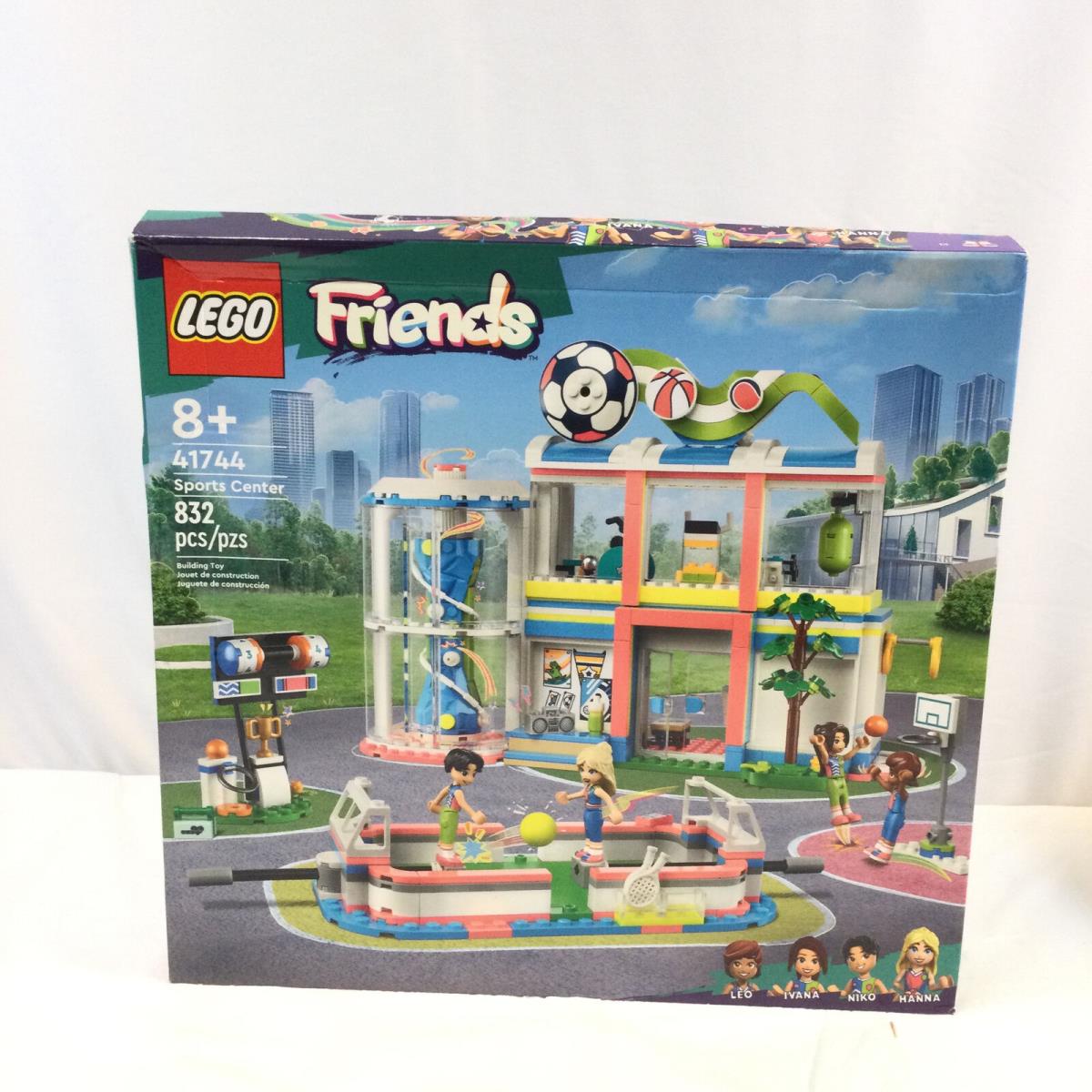 Lego Friends 41744 Multicolor Sports Center Building Toy Set 832 Pieces Age 8+