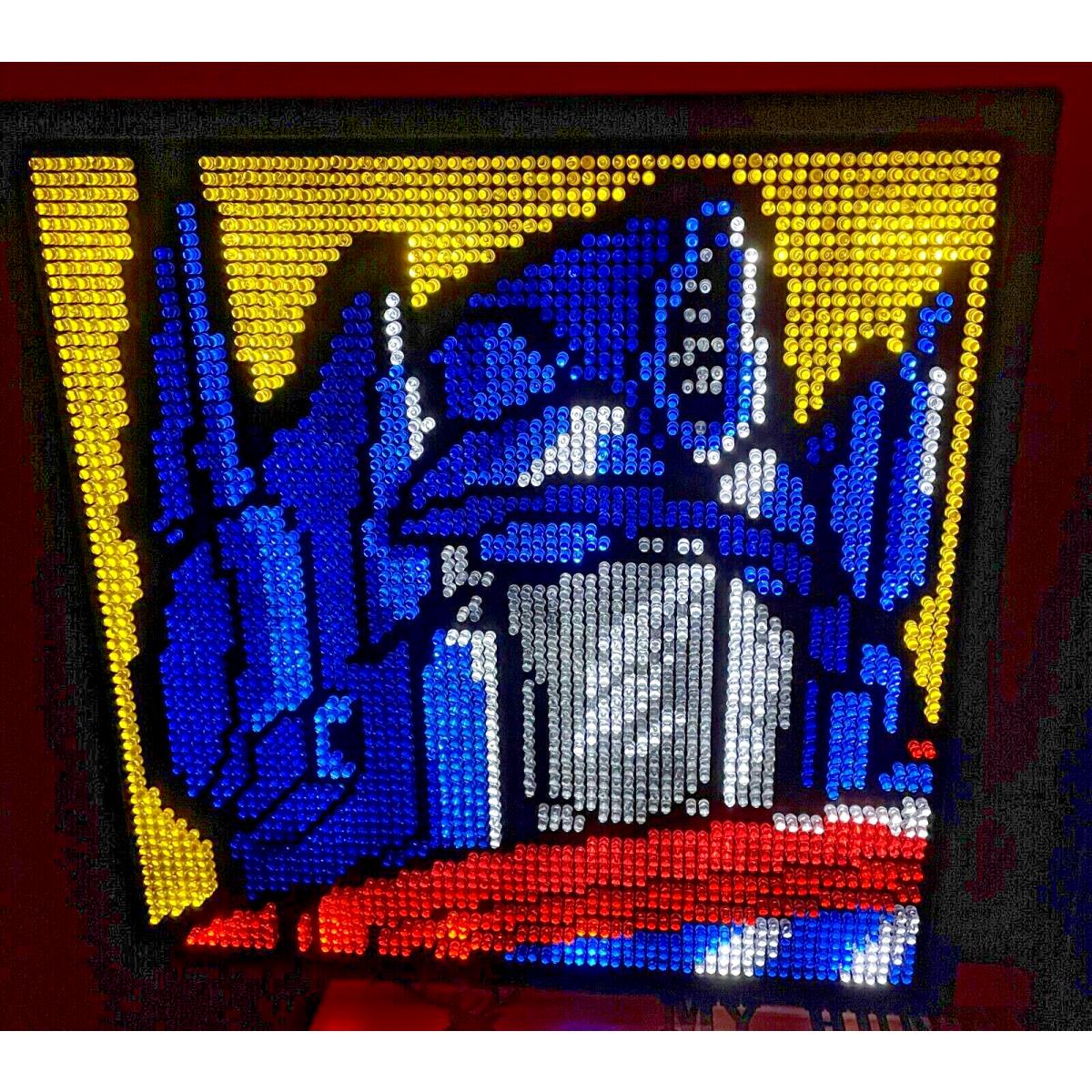 Hasbro 2022 Transformers Lite Brite Wall Art Misb Shipping Box