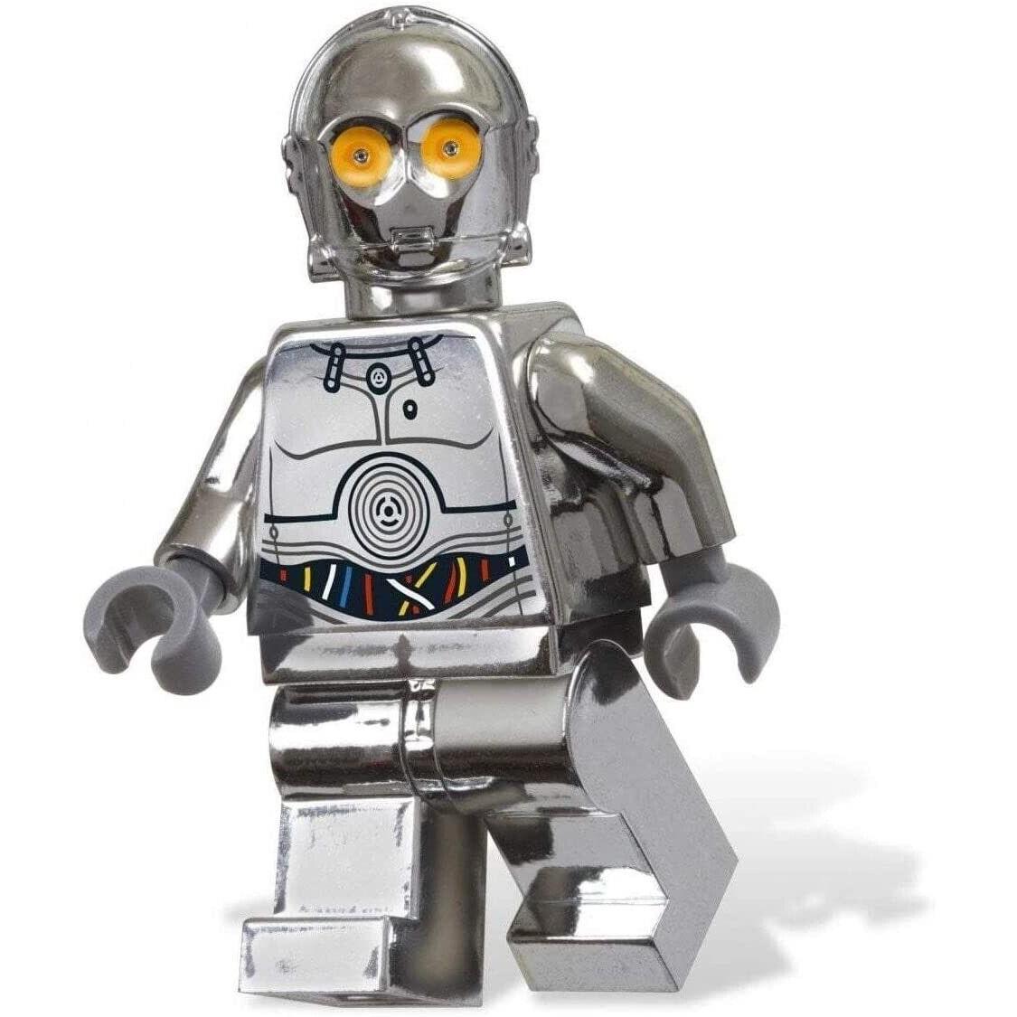 Lego Star Wars 5000063 TC-14 Minifigure Silver Chrome Exclusive Limited - Silver