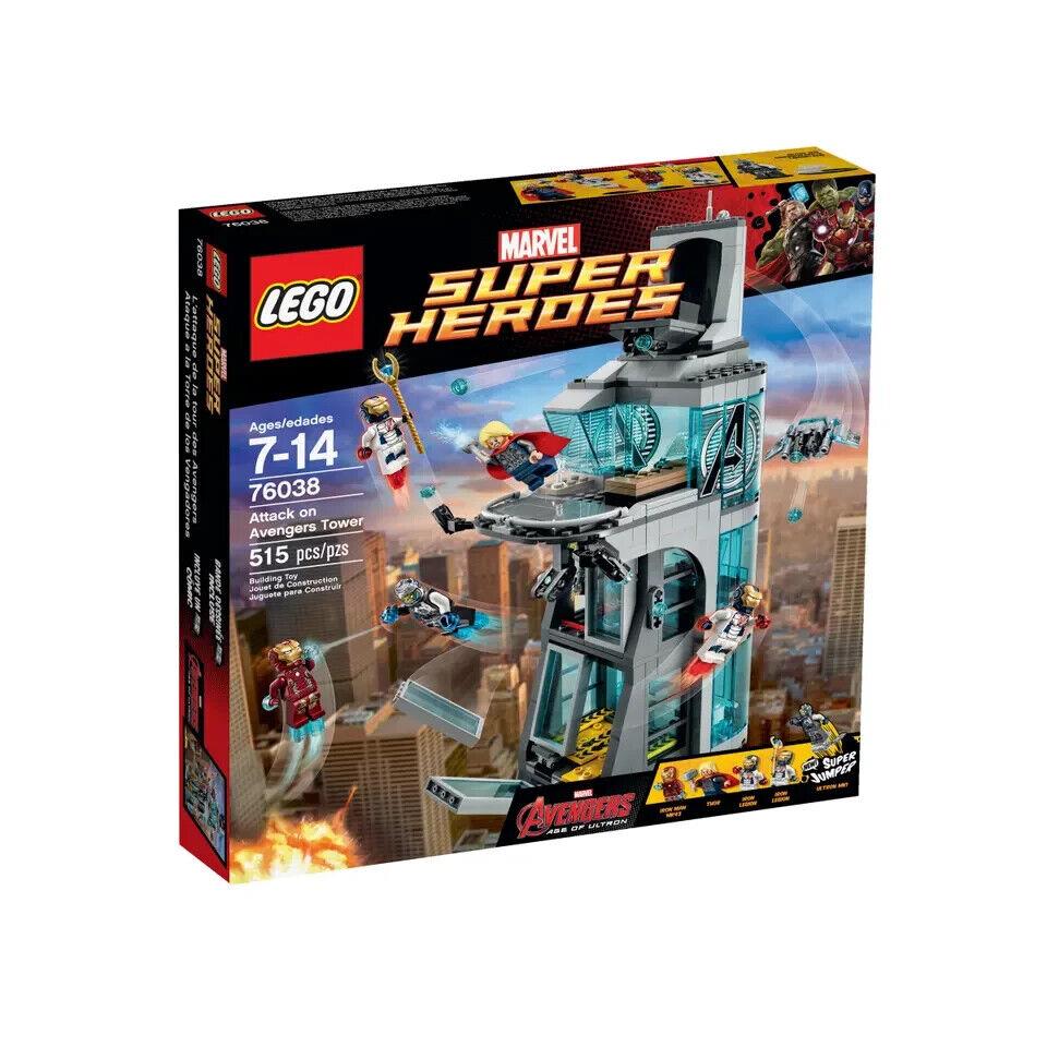 Lego Attack on Avengers Tower 76038 Super Heroes Minifigure Building Set