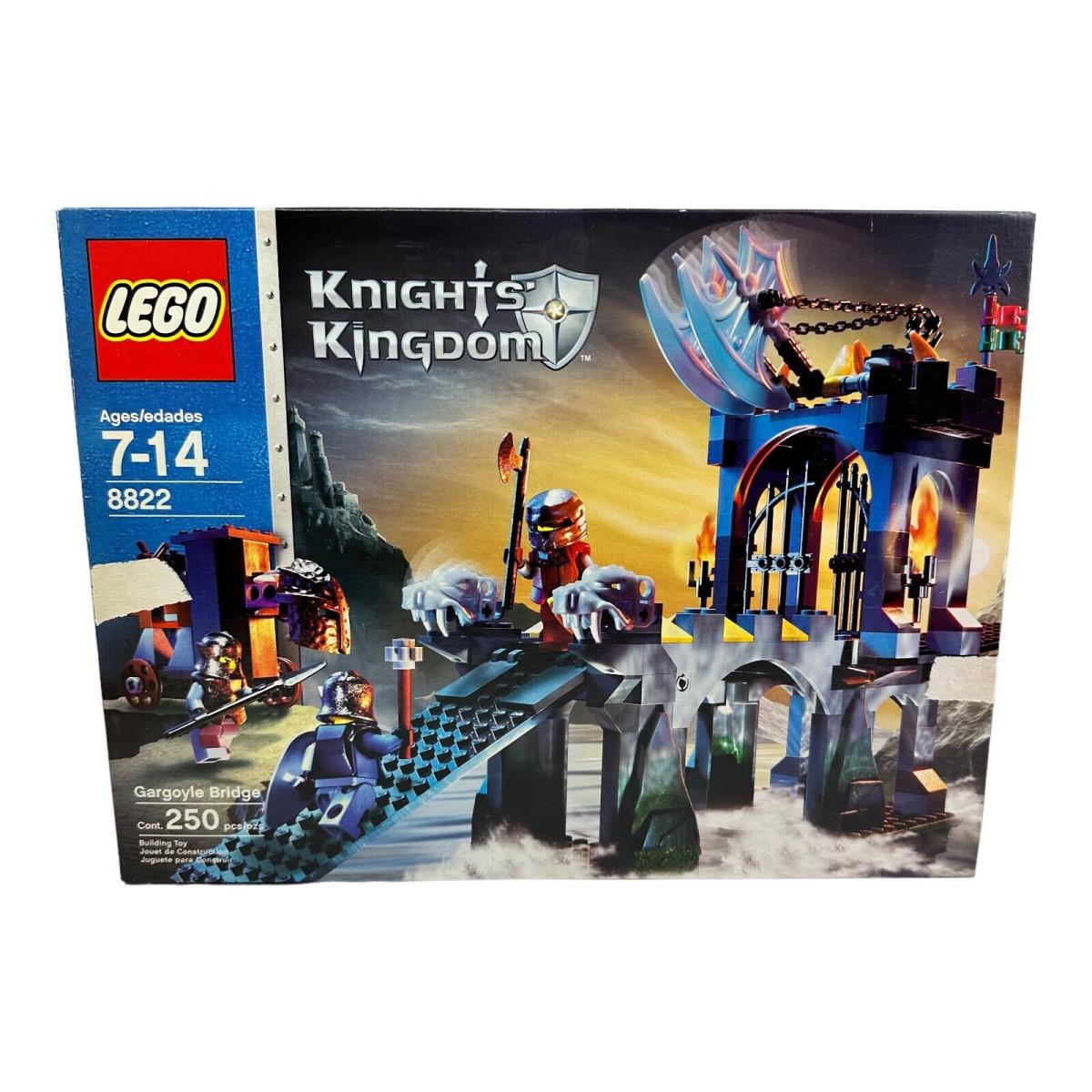 Lego 8822 Castle Knights Kingdom Gargoyle Bridge Retired Set - Red