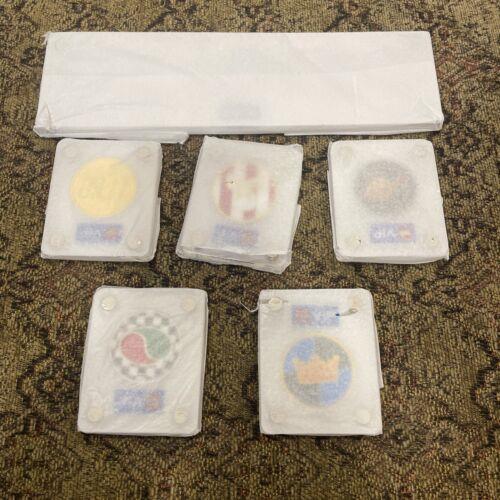 Lego Vip Rewards Complete 5 Coin Set w/ Display Case Space