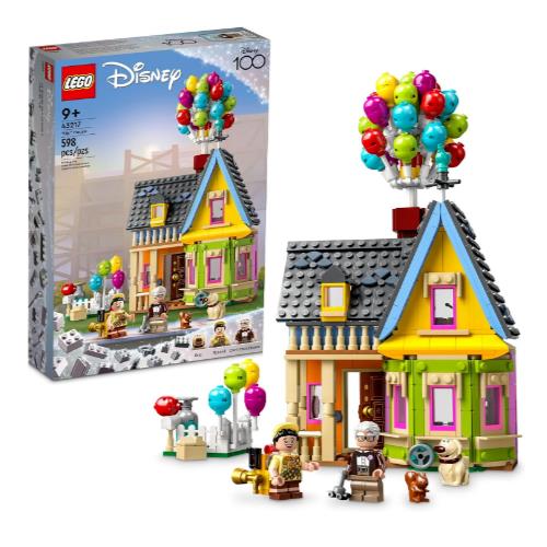 Disney Lego Toy Set House Build Balloons Minifigures Dog Figure Kids 598 Pieces