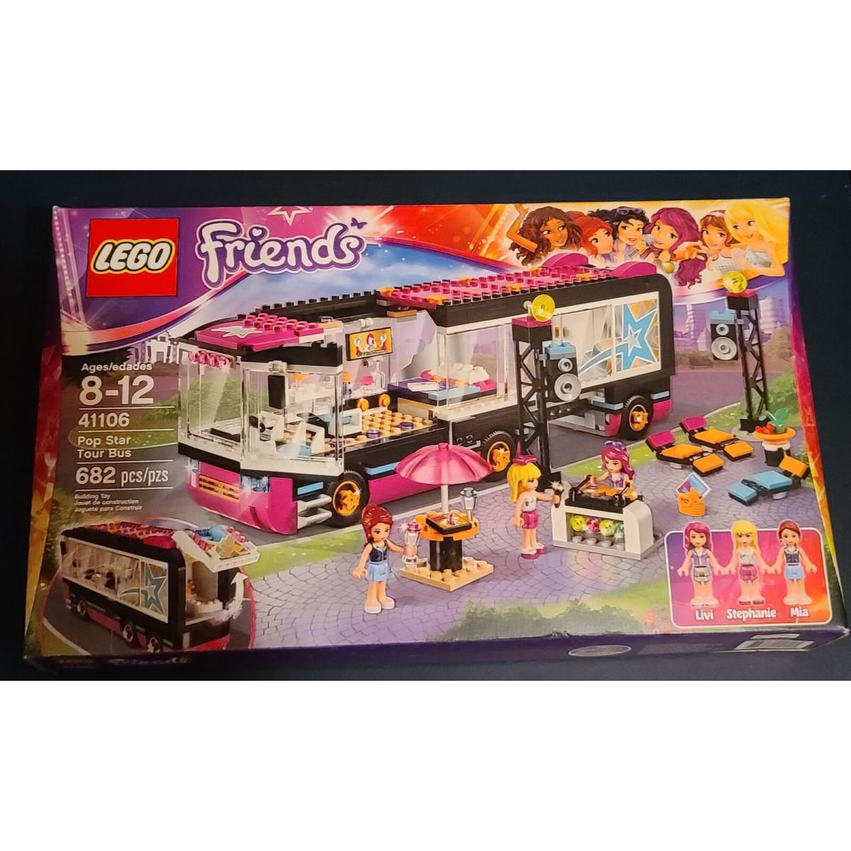 Lego 41106 Friends Pop Star Tour Bus Set