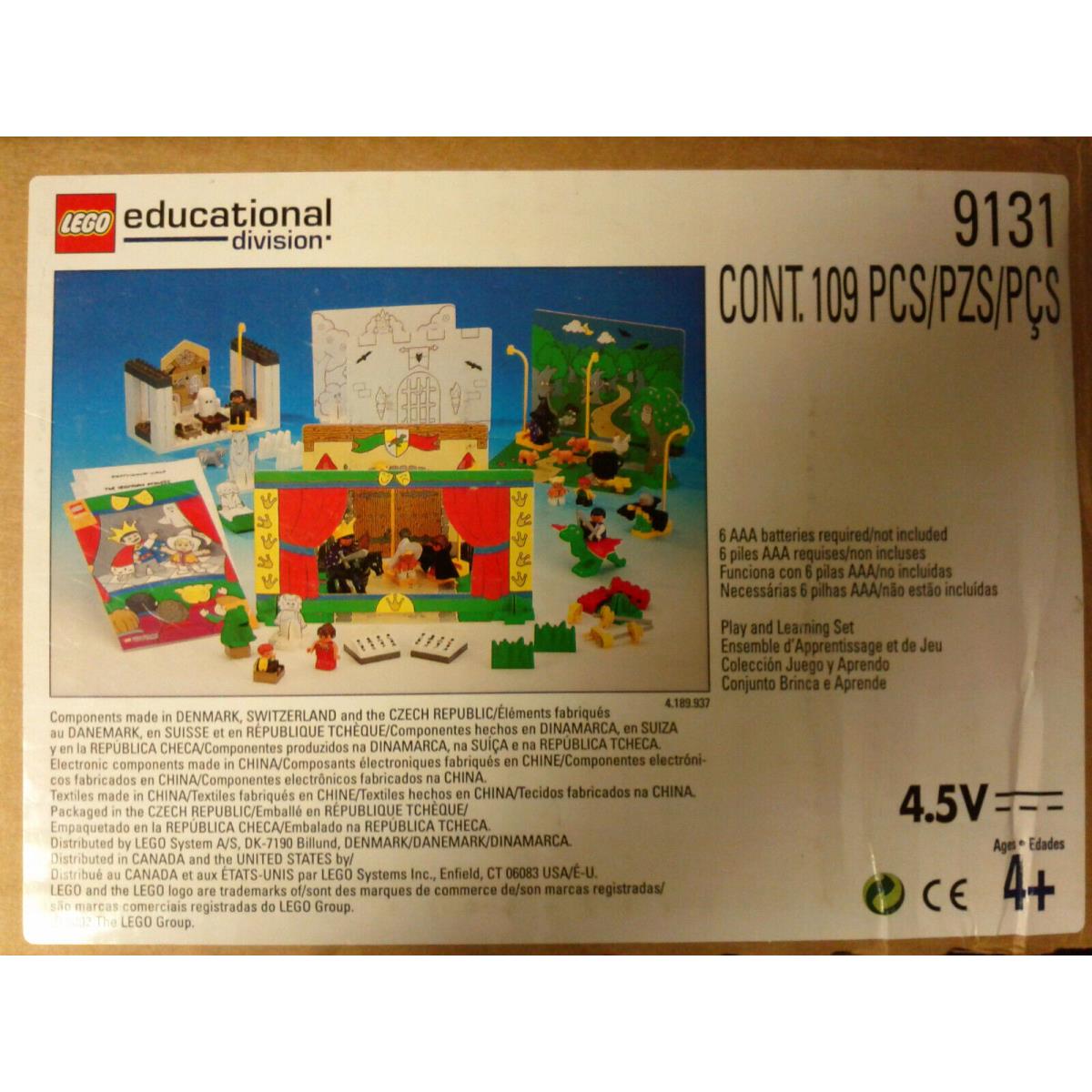 Lego Duplo Educational 9131 Theater Set Huge Dacta Explore Learning Theatre