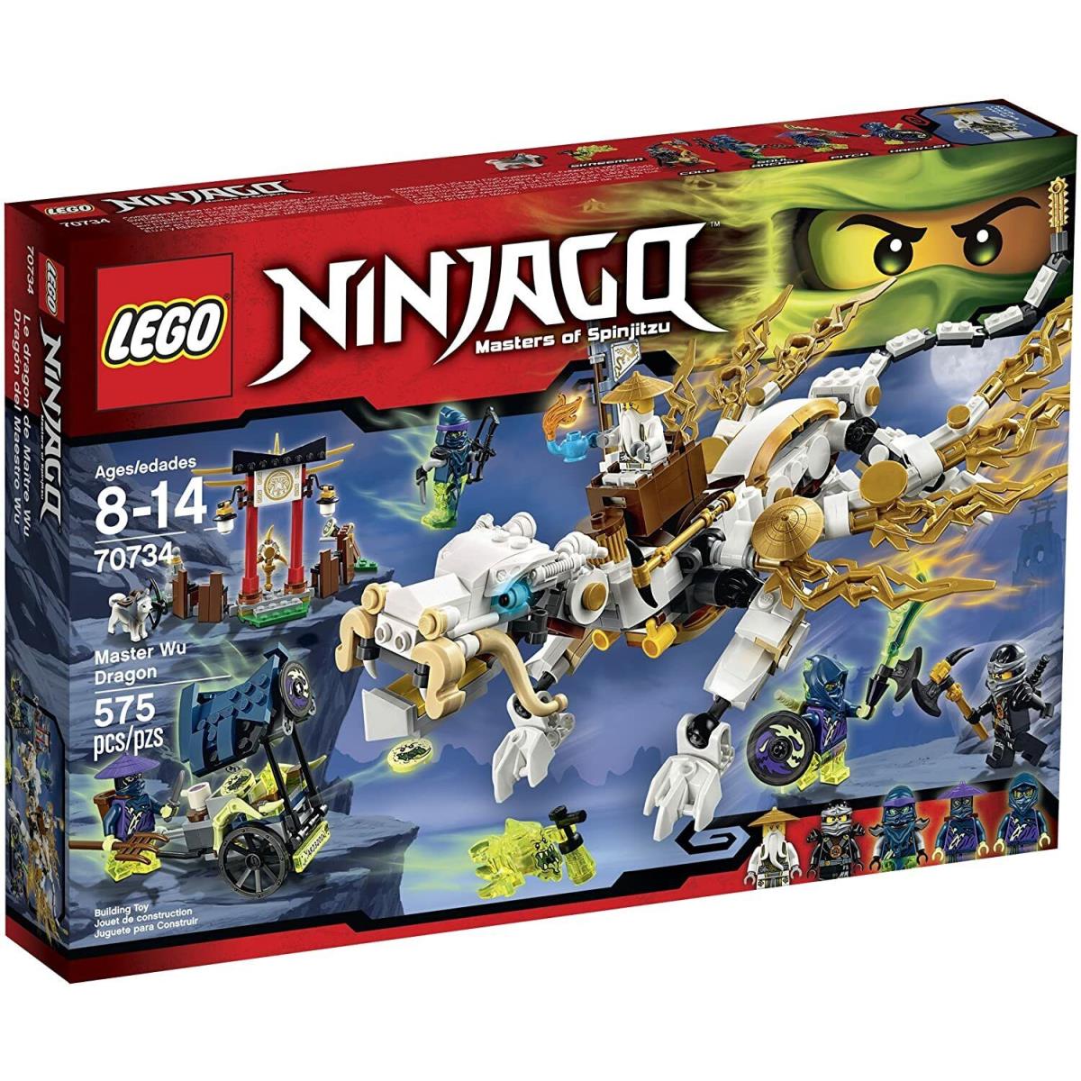 Lego Ninjago 70734 Master WU Dragon Ninja Building Kit