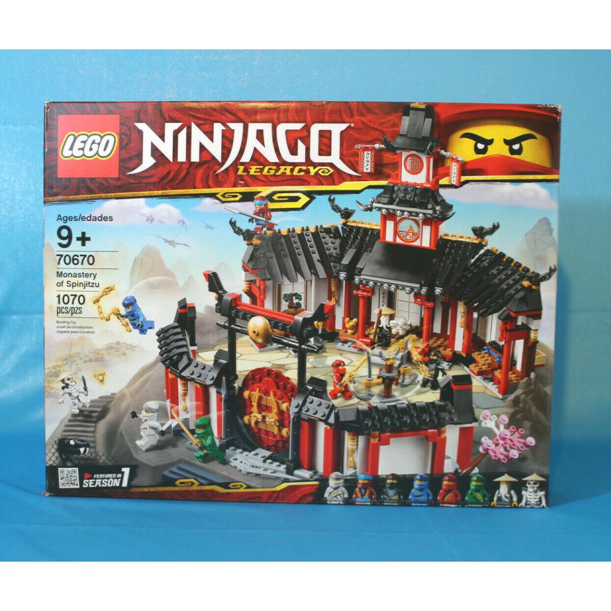 Lego Ninjago Legacy 70670 Monastery of Spinjitzu Retired 2018